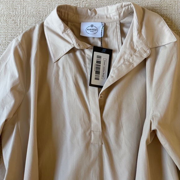 MARIELLE Letitia Beige Dress - Picture 3 of 5